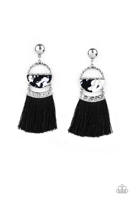 Tassel Trot-black and silver
